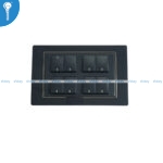 8 Gang Switch Rathi 3 Pustey Dark Grey