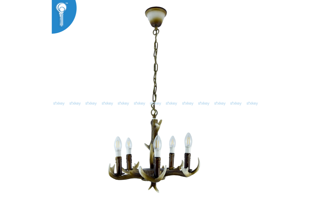 Antique-Antler-Deer-Chandelier