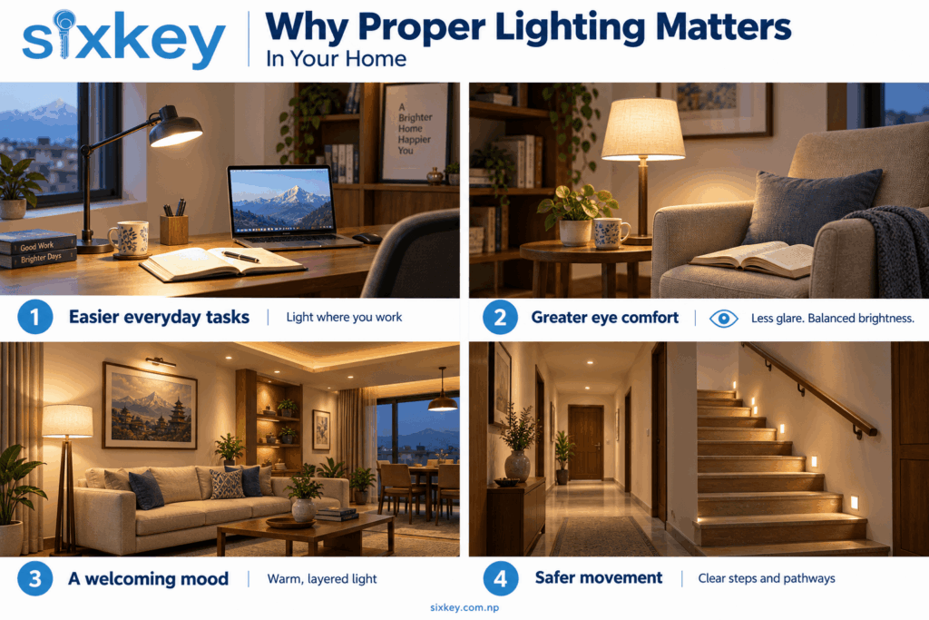 why proper lighting matters in your home