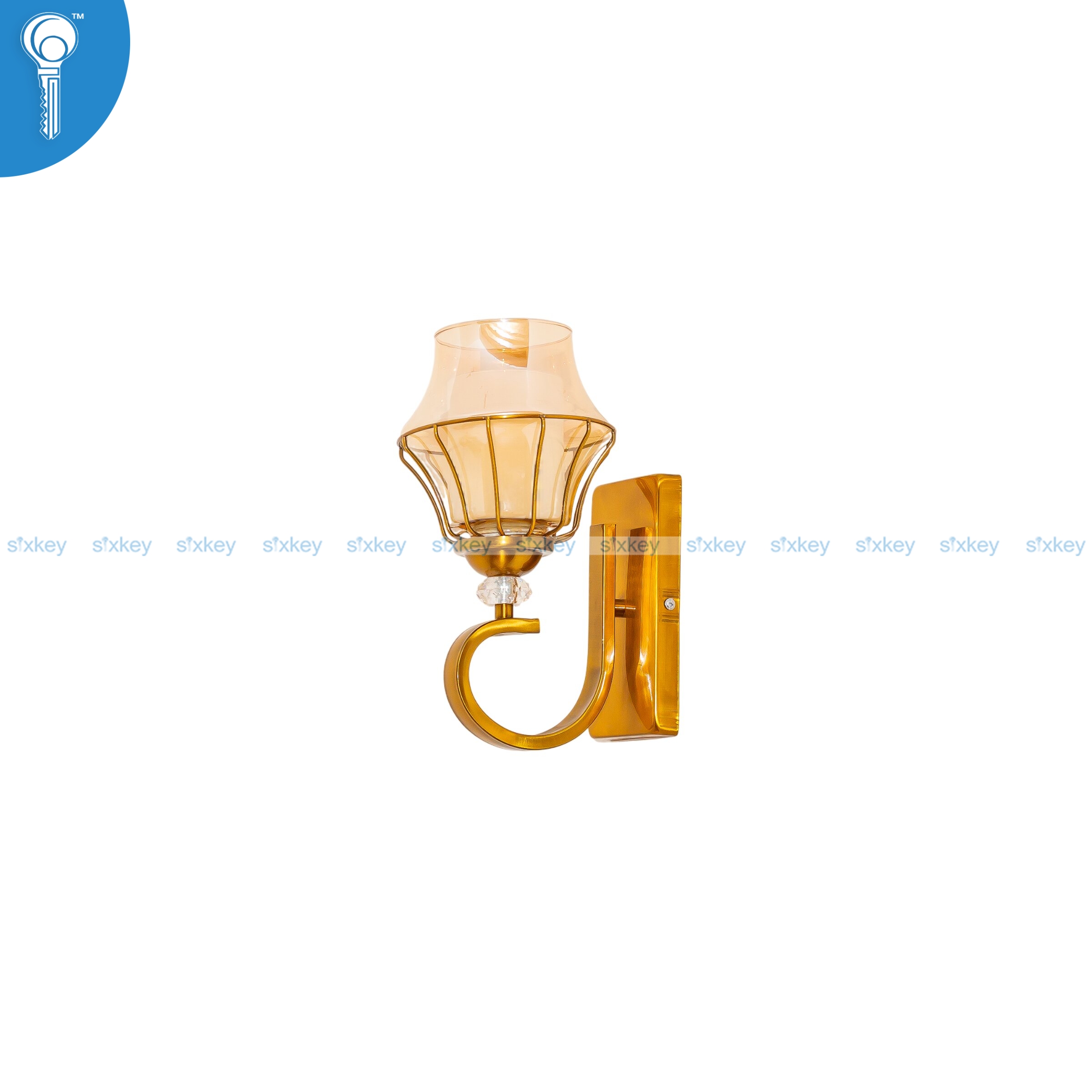 antique-gold-c-arm-wall-light-with-amber-glass-caged-shade-6630-1a-1 Antique Gold C-Arm Wall Light with Amber Glass Caged Shade 6630-1A